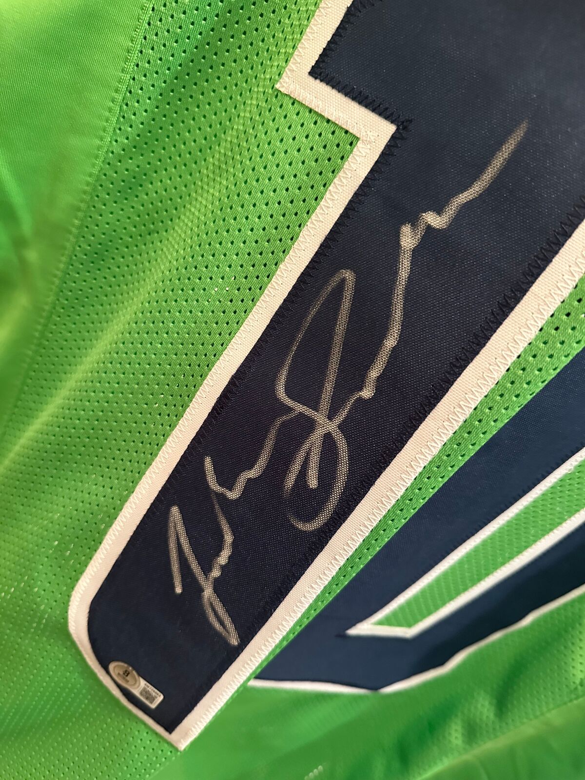 Josh Gordon Signed Seattle Seahawks #10 Lime Green Jersey – “420” Inscription –