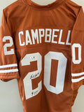 Earl Campbell Signed Texas Longhorns Jersey Beckett Witnessed