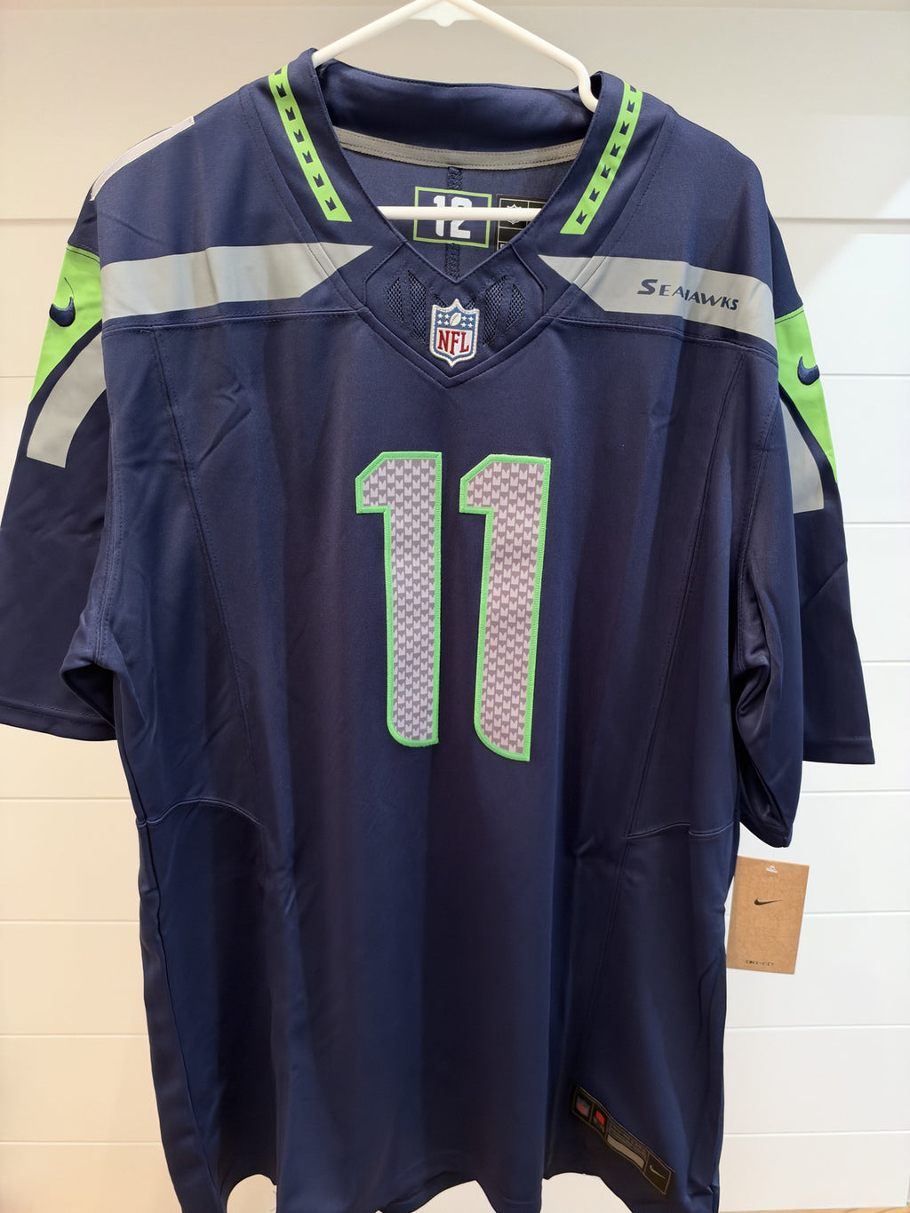Jaxon Smith-Njigba Seahawks #11 Navy Stitched Jersey XL With Tags
