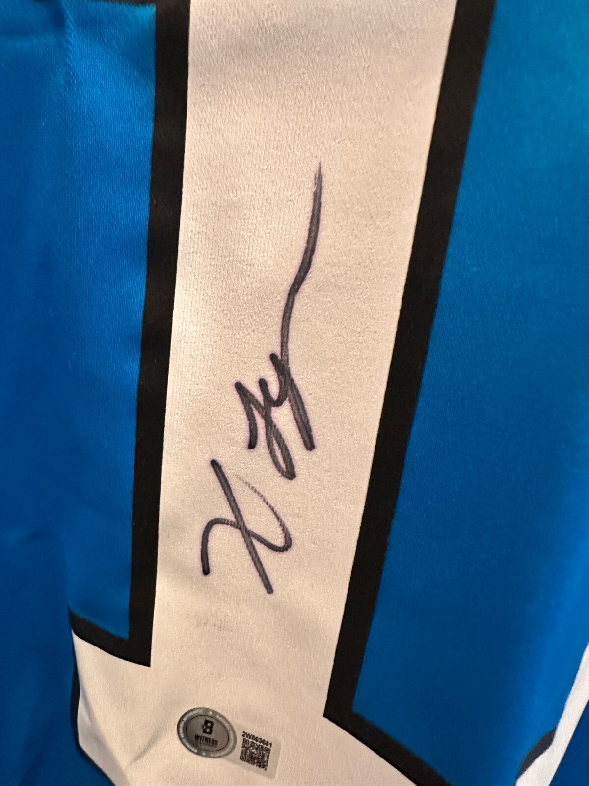 Xavier Legette Signed Carolina Panthers Nike Jersey – Beckett Witnessed