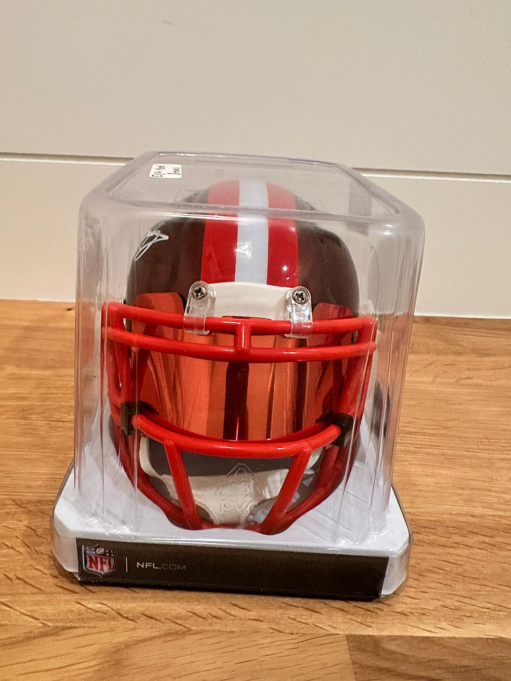 Elijah Moore Signed Cleveland Browns Flash Alternate Riddell Mini Helmet