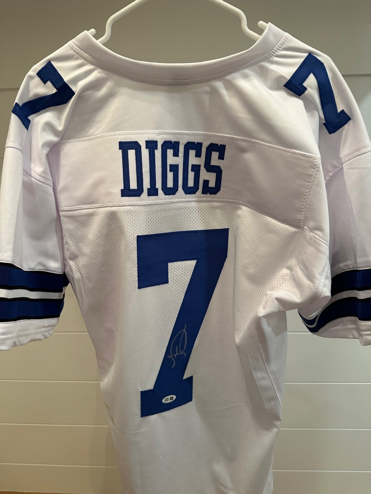 Trevon Diggs Signed Dallas Cowboys-Style #7 Jersey – Leaf Witnessed