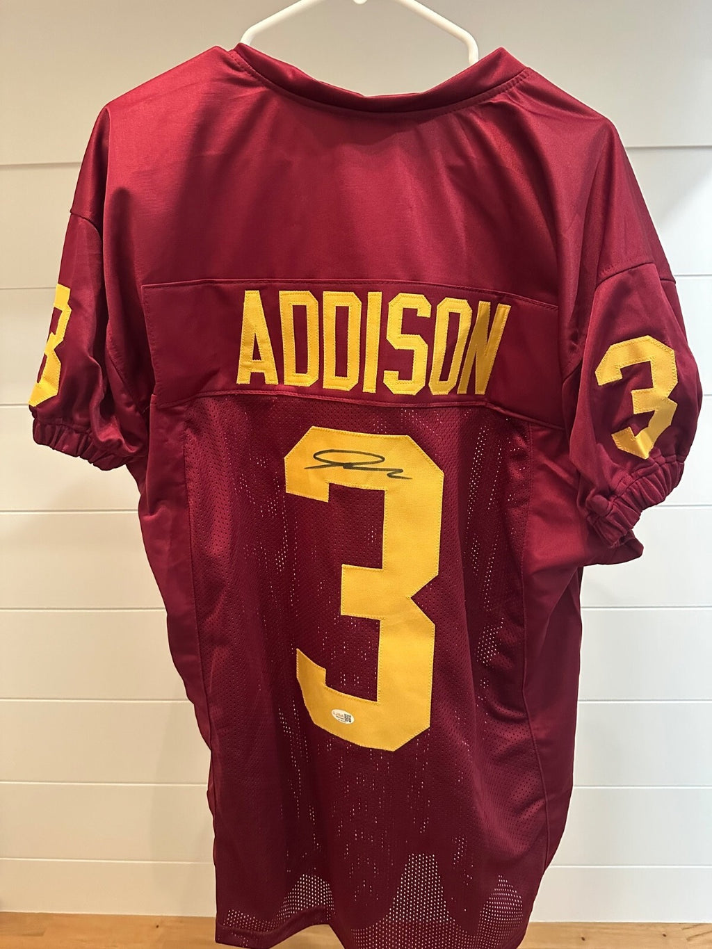 Jordan Addison Autographed USC Trojans Jersey – JSA Witnessed