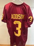 Jordan Addison Autographed USC Trojans Jersey – JSA Witnessed