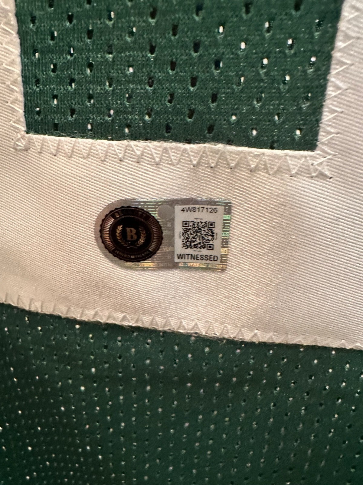 Kevin Garnett Signed Boston Celtics #5 Jersey – Beckett Witnessed