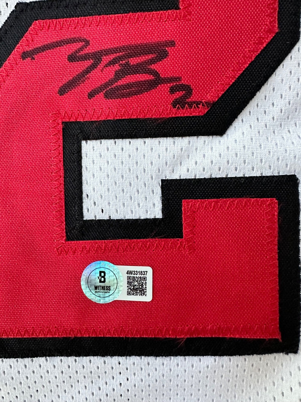Terrance Brown signed Utah Utes jersey-Beckett