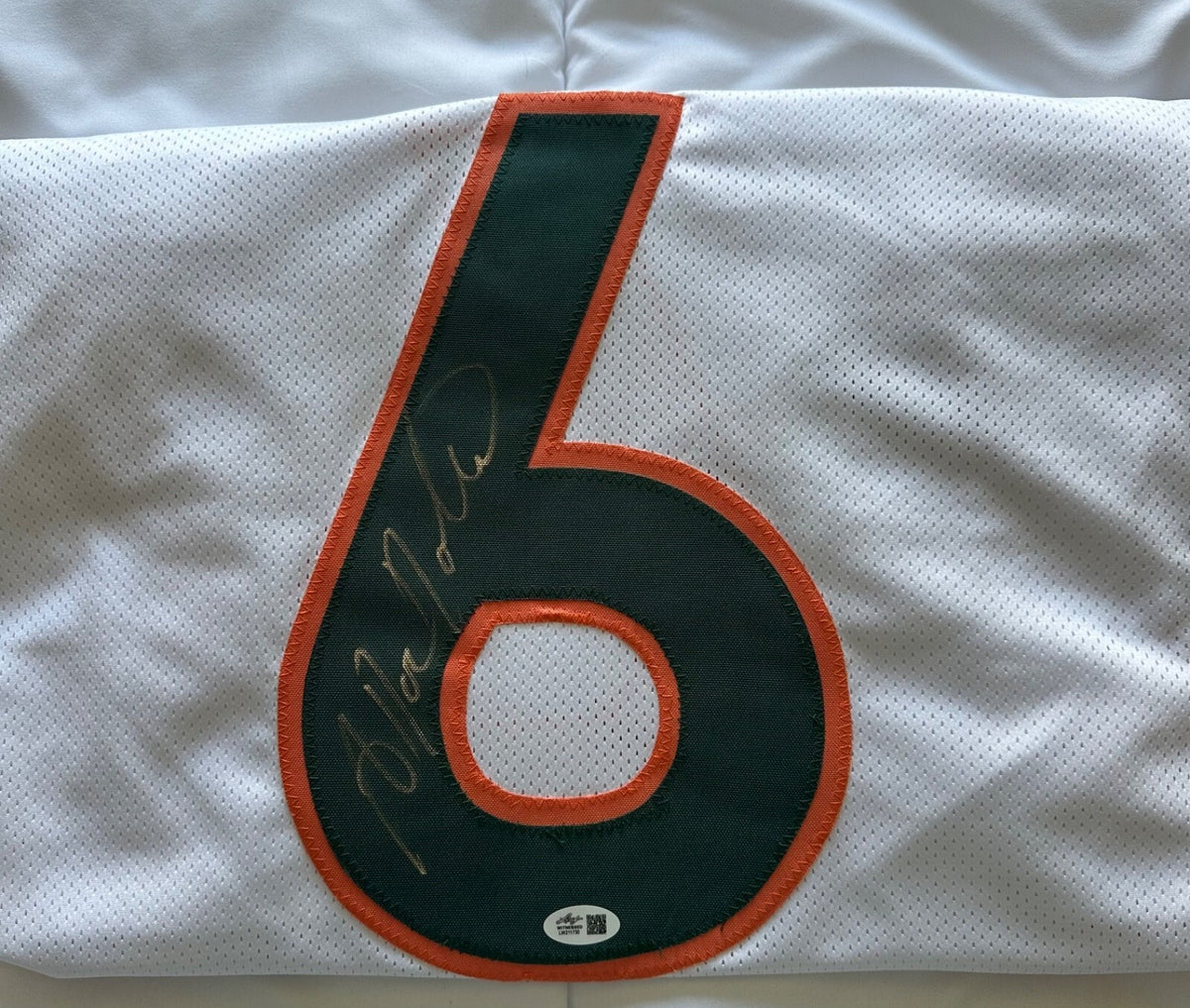 Antrel Rolle Signed Miami Hurricanes Jersey – Leaf Witnessed COA
