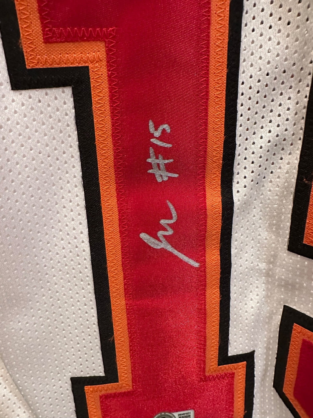Jalen McMillan Signed Tampa Bay Buccaneers #15 Jersey – Beckett Witnessed
