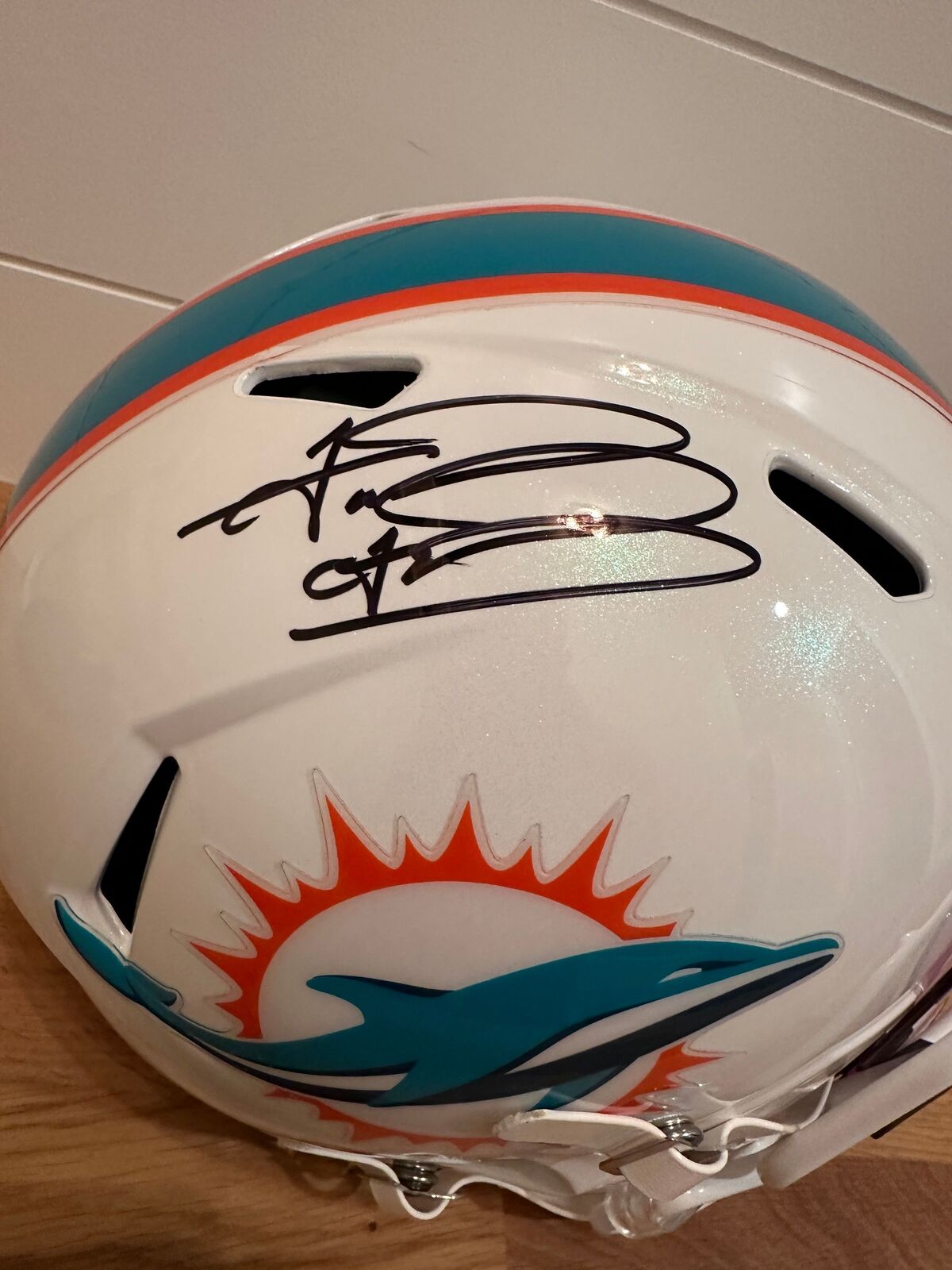 Tua Tagovailoa Signed Miami Dolphins Full-Size Riddell Speed Replica Helmet –