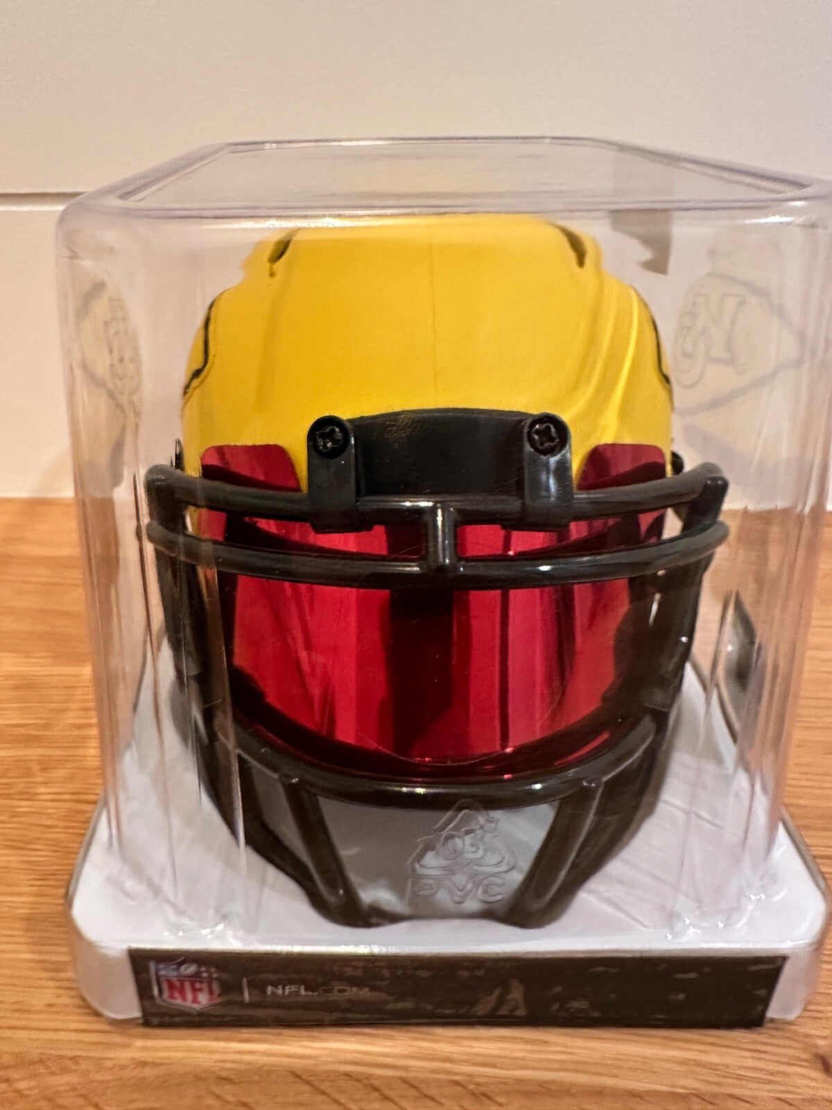 Larry Johnson Signed Kansas City Chiefs Rave Mini Helmet – JSA Witness COA