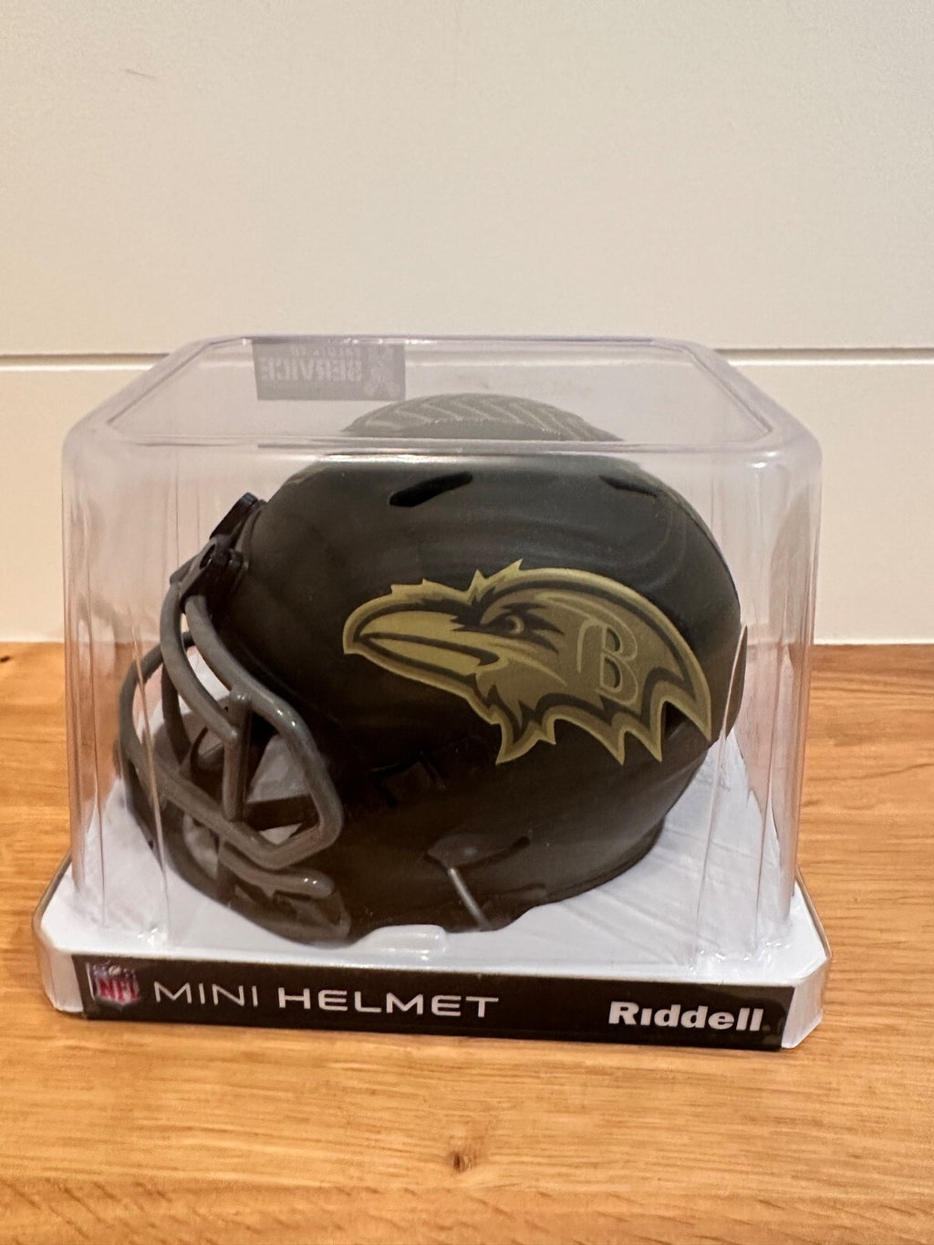 Baltimore Ravens Salute to Service Mini Helmet – Riddell