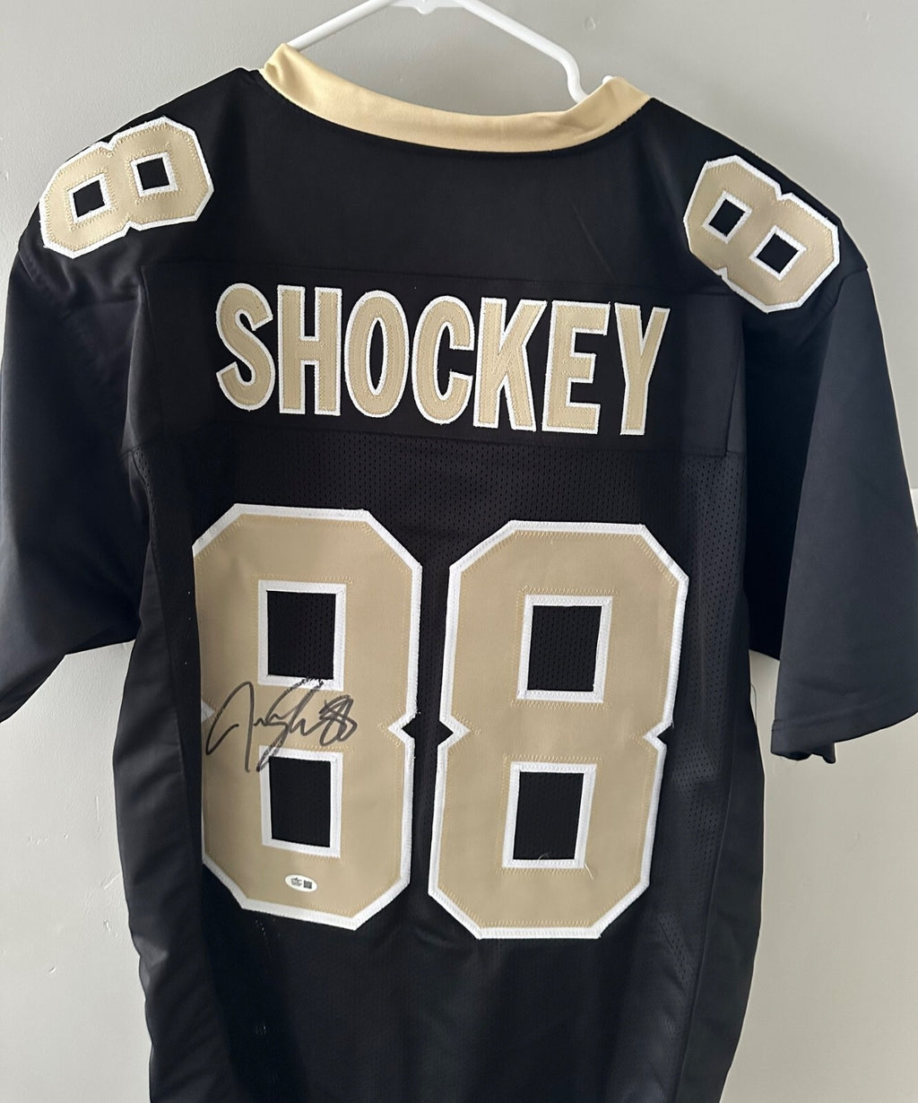 Jeremy Shockey Signed New Orleans Saints Jersey – Leaf Witnessed COA