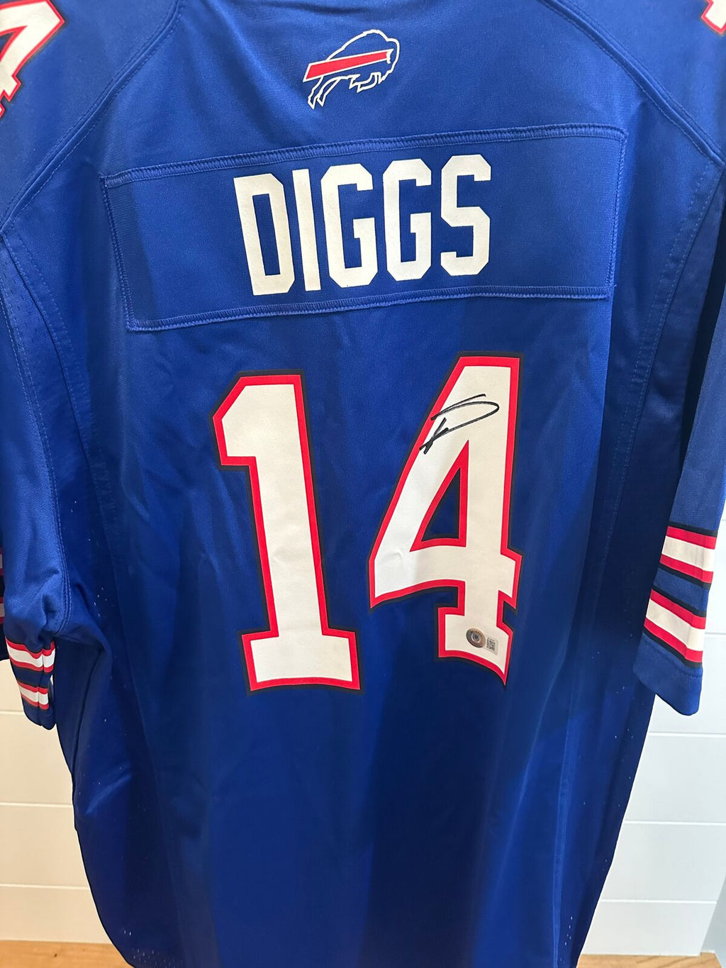 Stefon Diggs Signed Buffalo Bills Nike #14 Jersey – Beckett Authenticated – XL