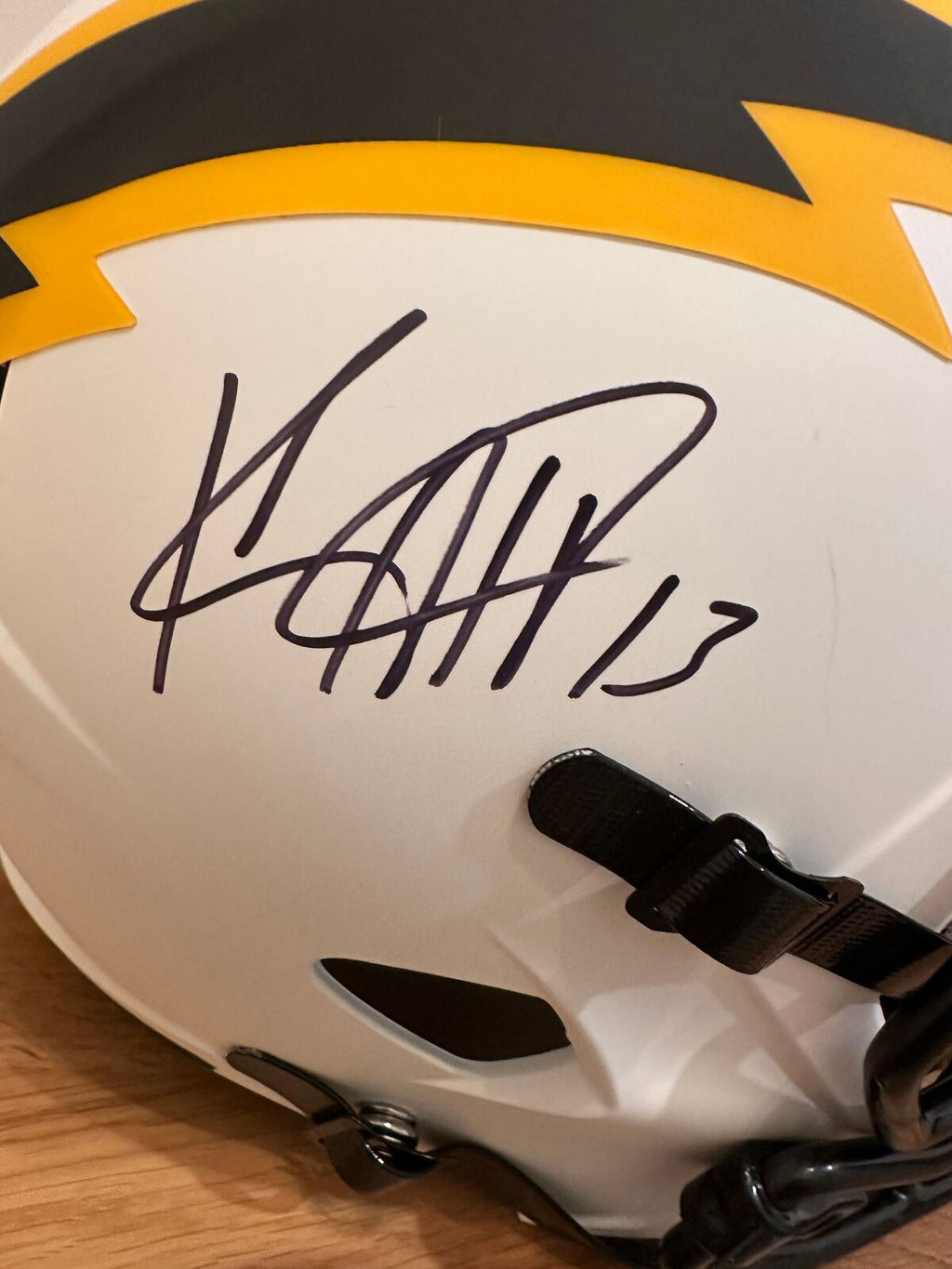 Keenan Allen Signed LA Chargers Full-Size Lunar Eclipse Helmet – Beckett