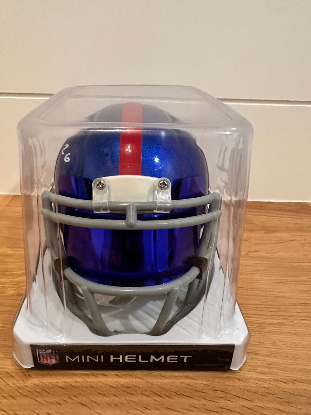 Antrel Rolle Signed New York Giants Mini Helmet with visor– Leaf Authenticated