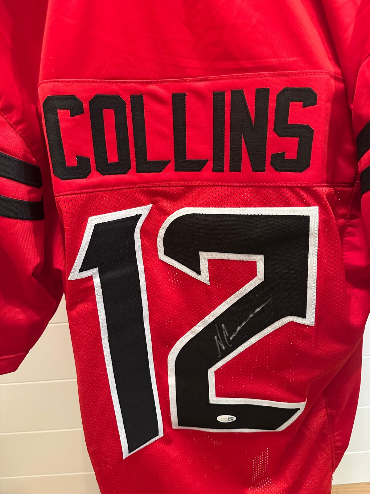Nico Collins Signed Houston Texans #12 Custom Jersey – JSA Witnessed COA