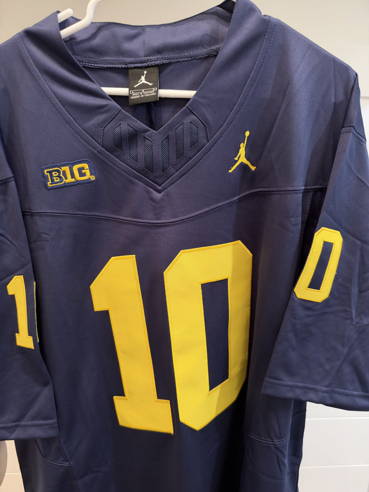 Tom Brady Michigan Wolverines #10 Navy Stitched Jersey Large With Tags