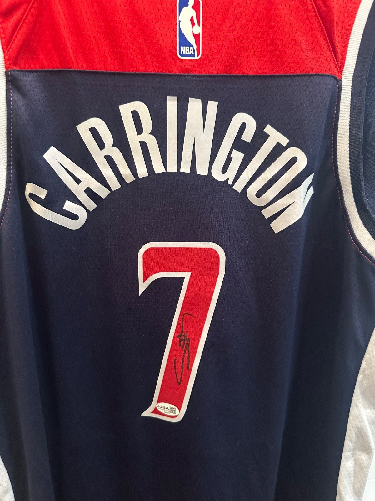 Bub Carrington Signed Washington Wizards Nike Jersey – JSA Authenticated