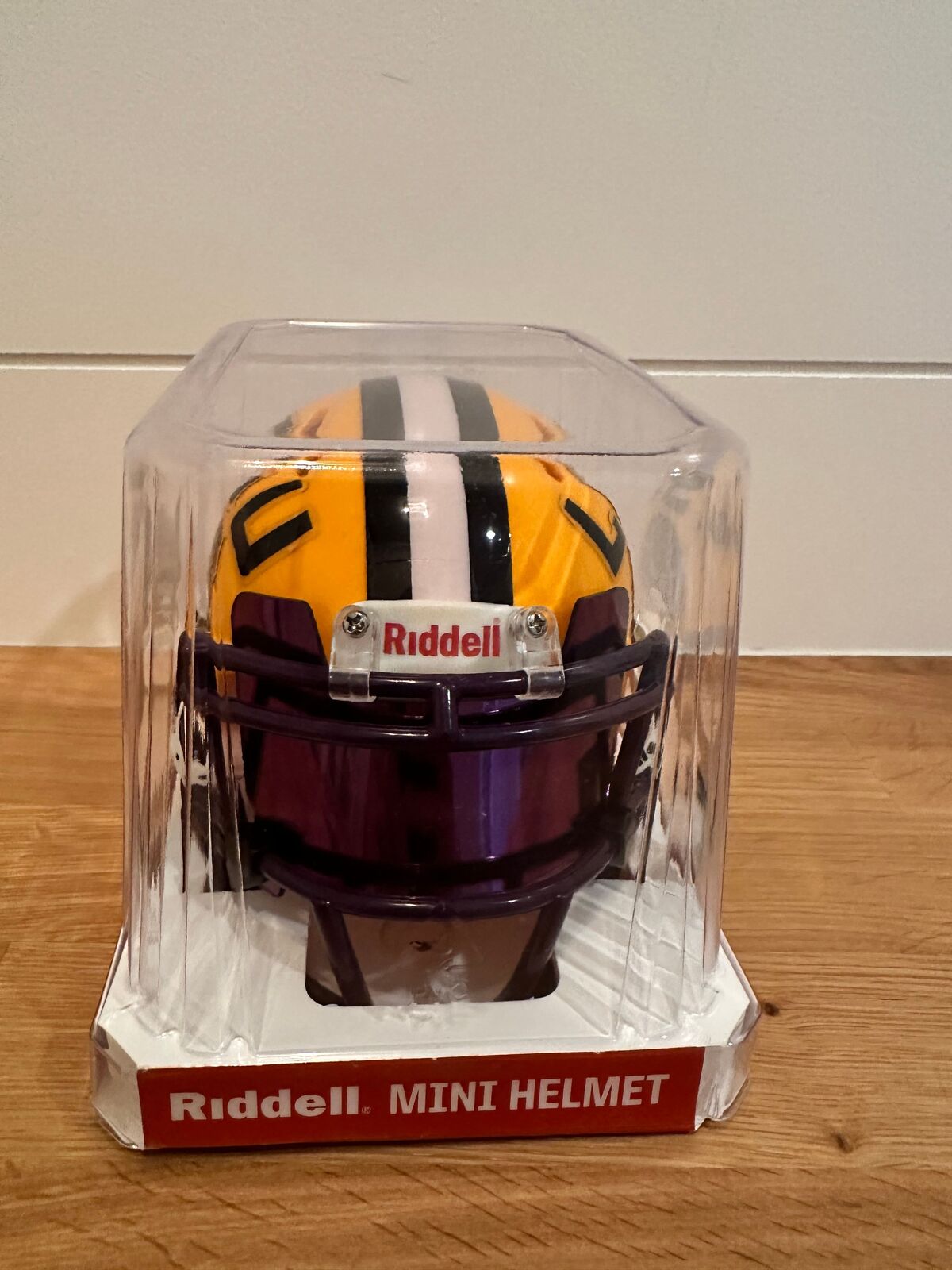 Dwayne Bowe JSA Certified Signed LSU Tigers Riddell Mini Helmet