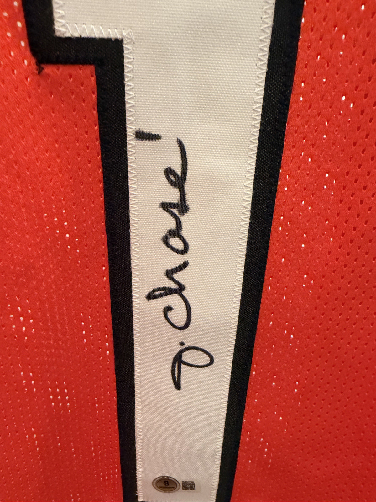 Ja'Marr Chase Signed Cincinnati Bengals #1 Orange Custom Jersey Beckett BAS