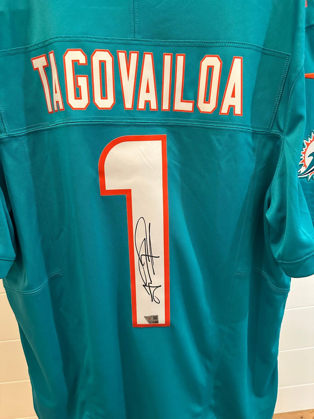 Tua Tagovailoa Signed Miami Dolphins Aqua Nike Limited Jersey – Fanatics