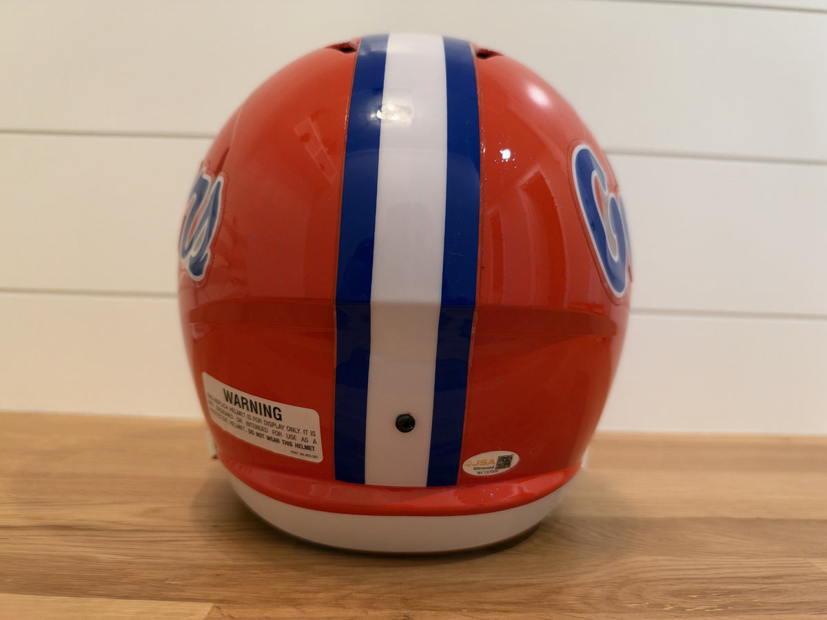 Jevon Kearse Signed Florida Gators Full Size Speed Replica Helmet JSA Blue Visor