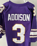 Jordan Addison Signed Minnesota Vikings Jersey #3 – JSA Witnessed COA