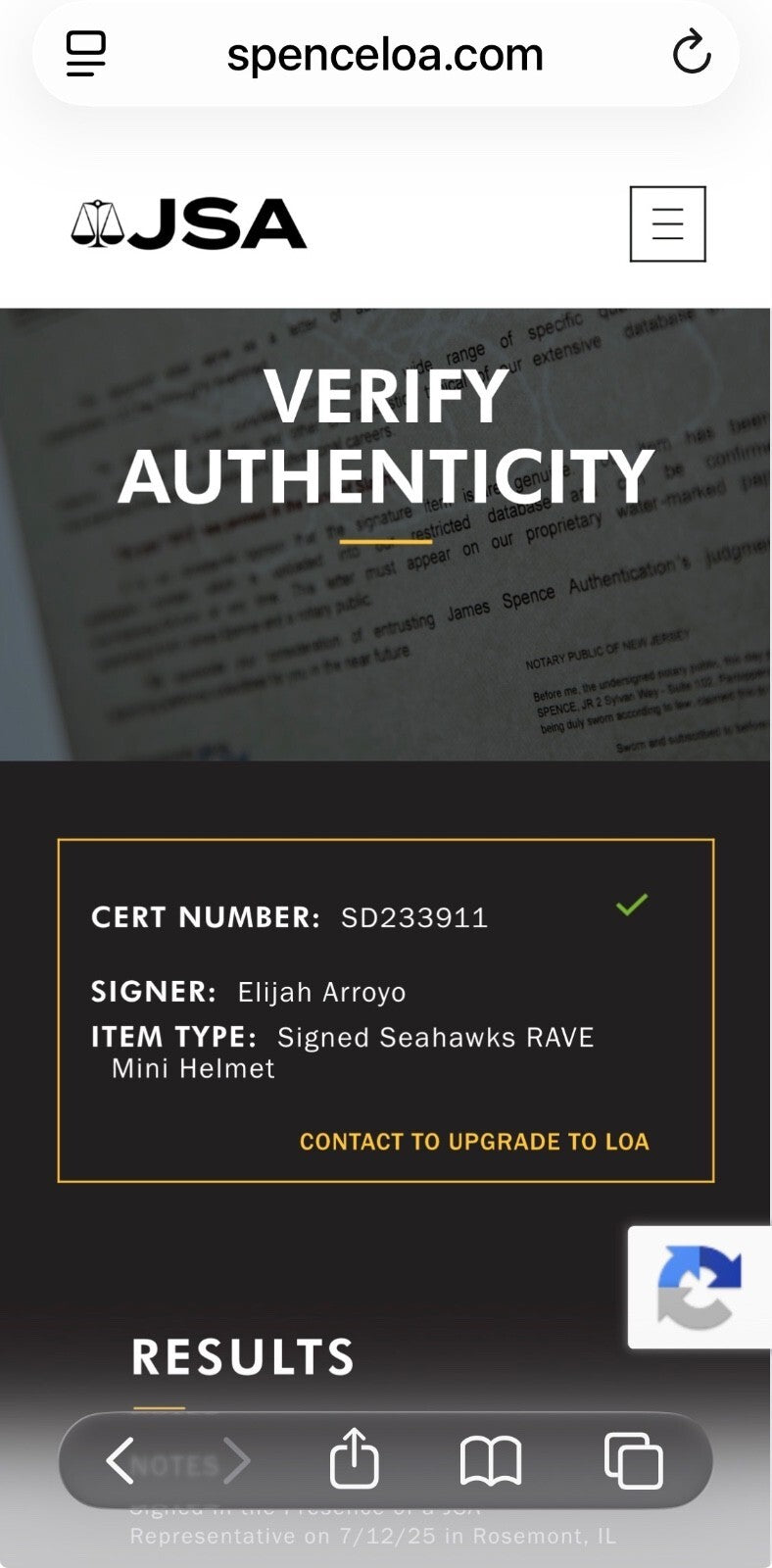 Elijah Arroyo Signed Seattle Seahawks Rave Mini Helmet – JSA COA