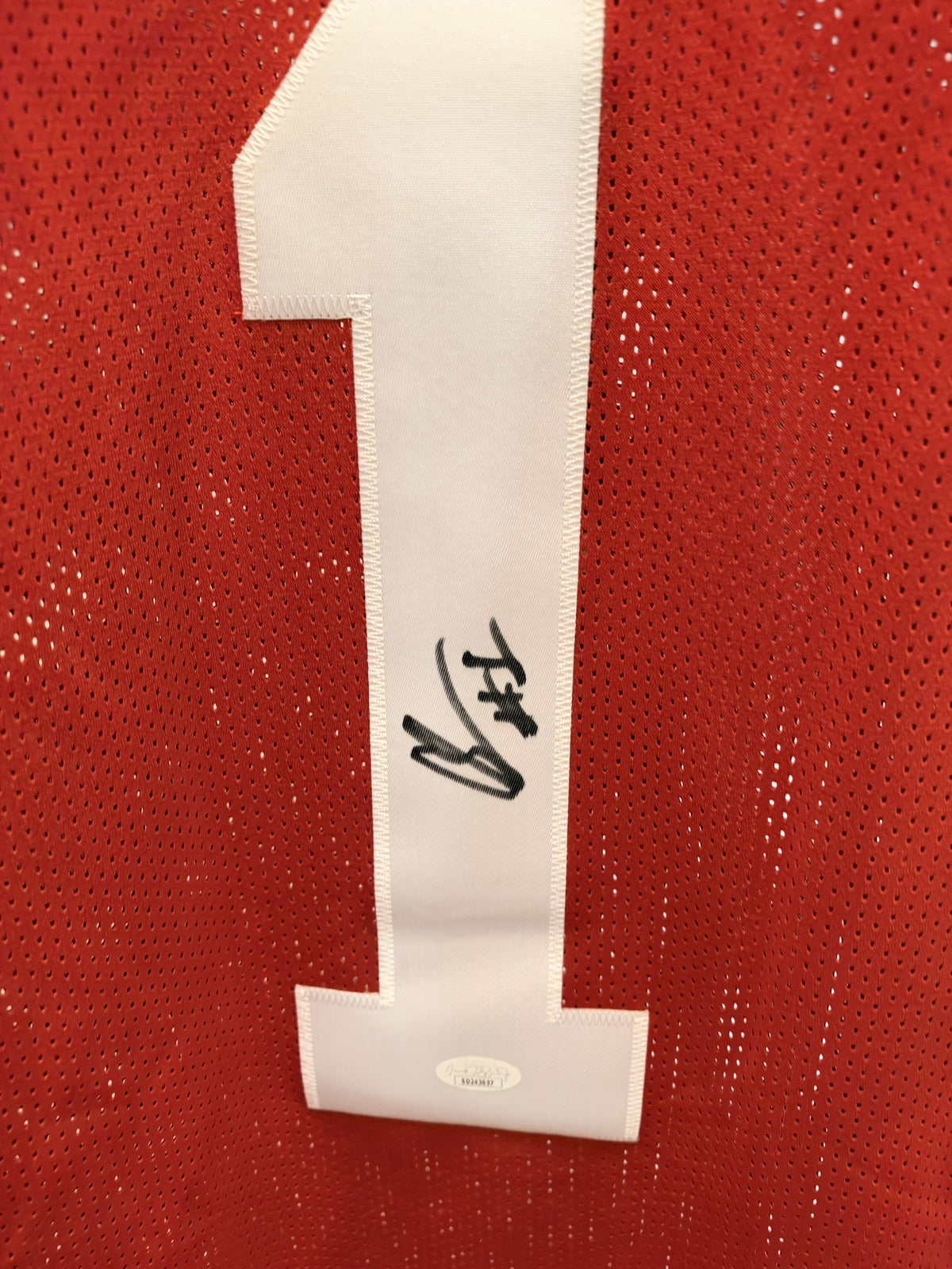 Colin Simmons Signed Texas Longhorns Custom Jersey #1 XL JSA COA Orange