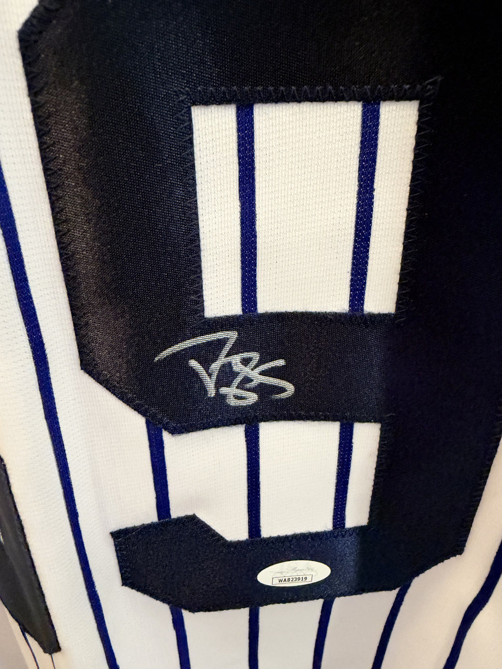Darryl Strawberry Signed Yankees Custom Pinstripe Jersey #39 JSA Witness COA