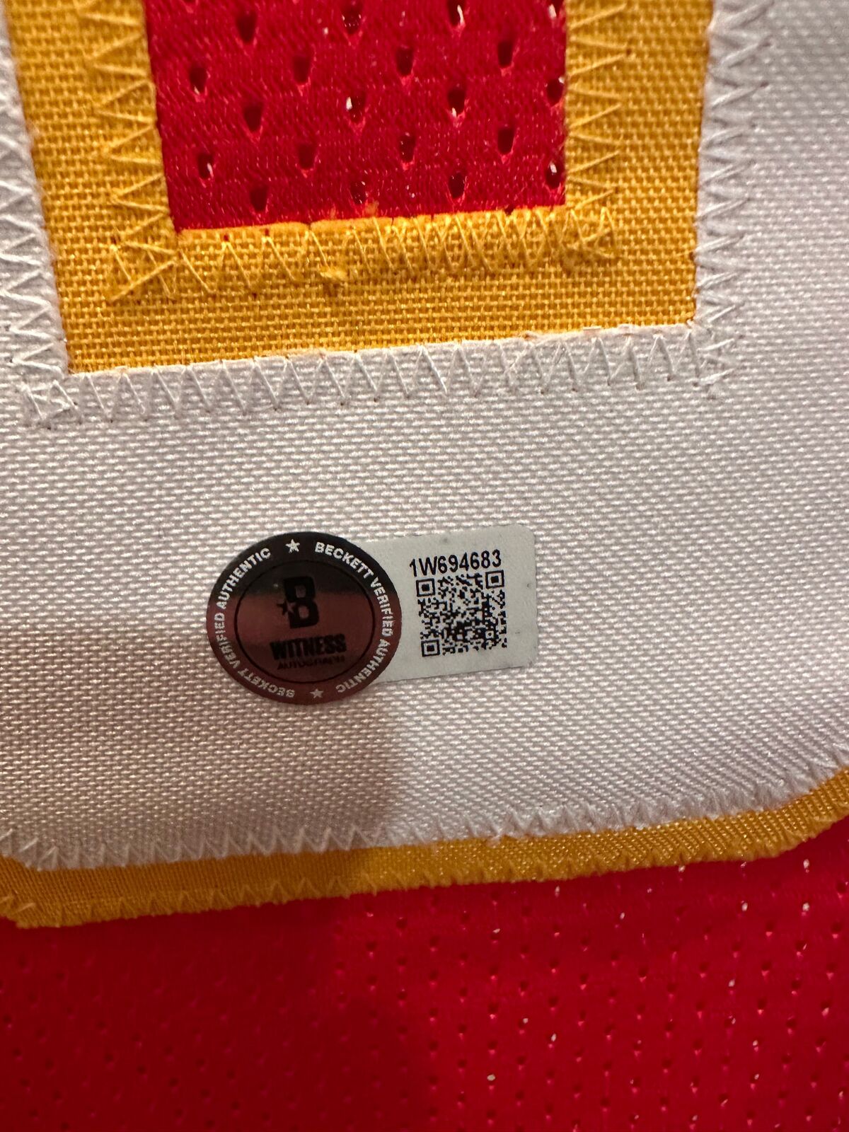 Andre Rison Signed Kansas City Chiefs #89 Jersey – Beckett Witnessed COA