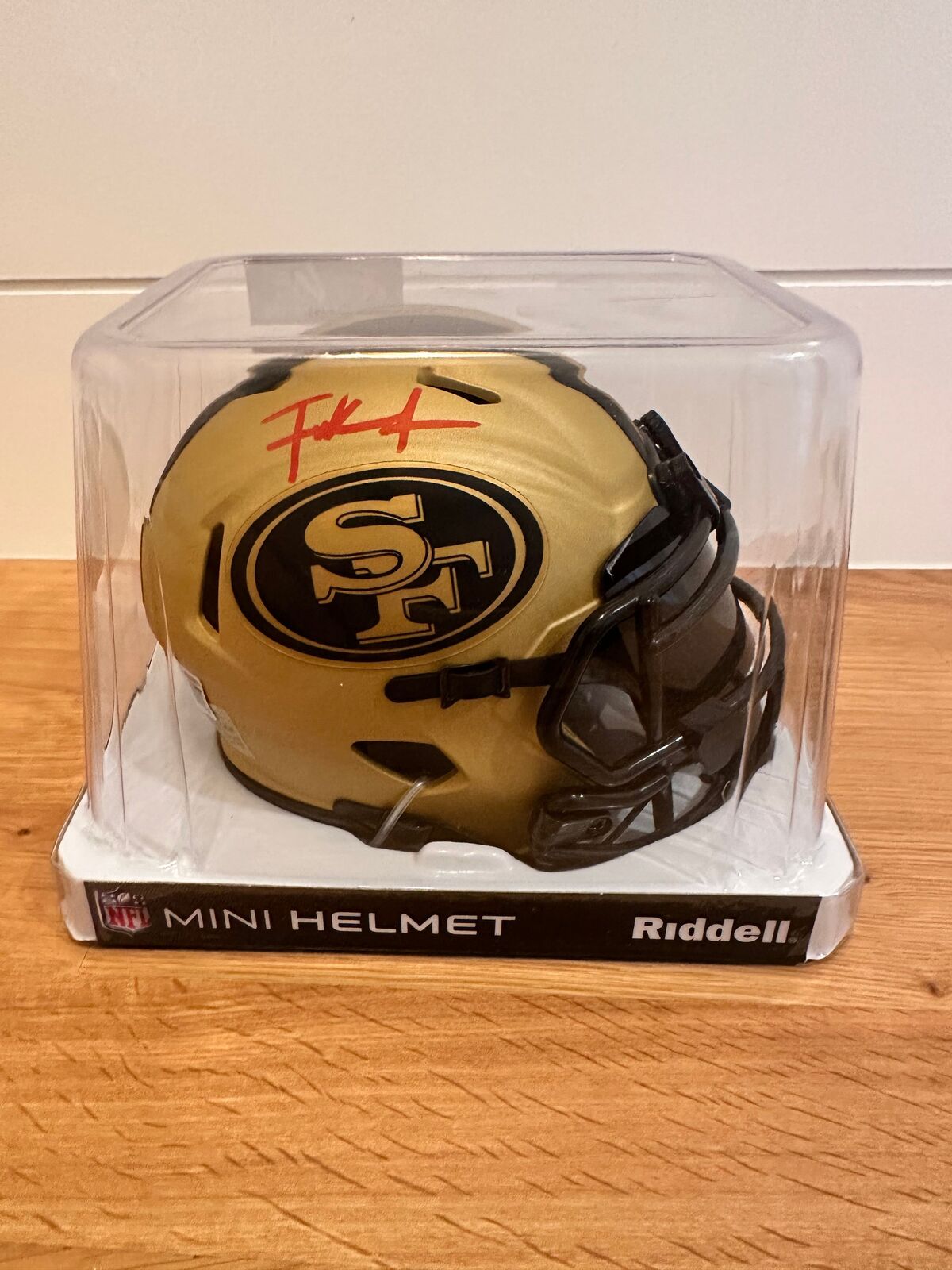 Frank Gore Signed San Francisco 49ers Riddell Mini Helmet – Beckett