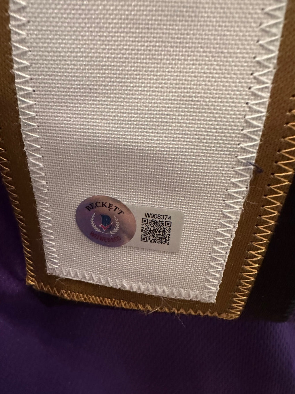 Jamal Lewis Autographed Ravens Purple Jersey – Beckett Witnessed