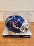 Randy Gradishar Signed Denver Broncos Riddell Mini Helmet – Beckett HOF 24