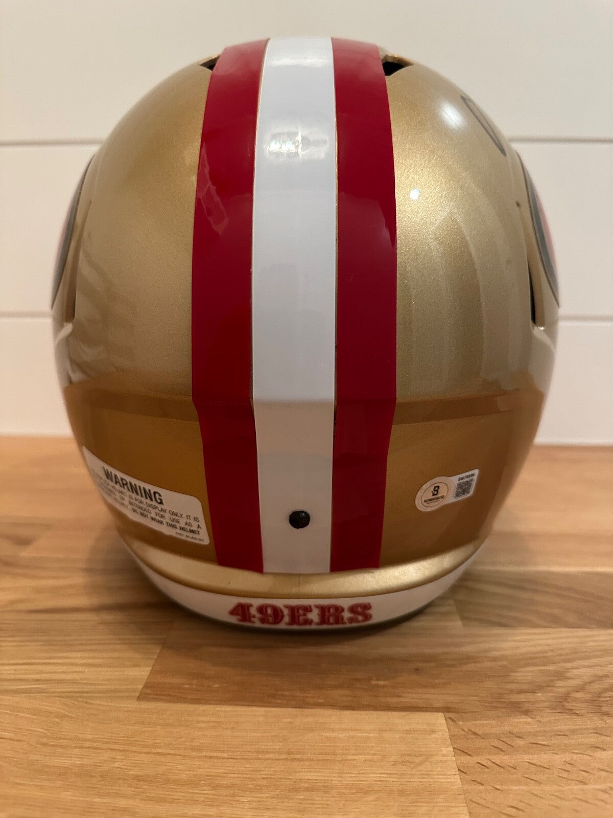 Fred Warner Signed 49ers Full-Size Riddell Speed Replica Helmet – Beckett