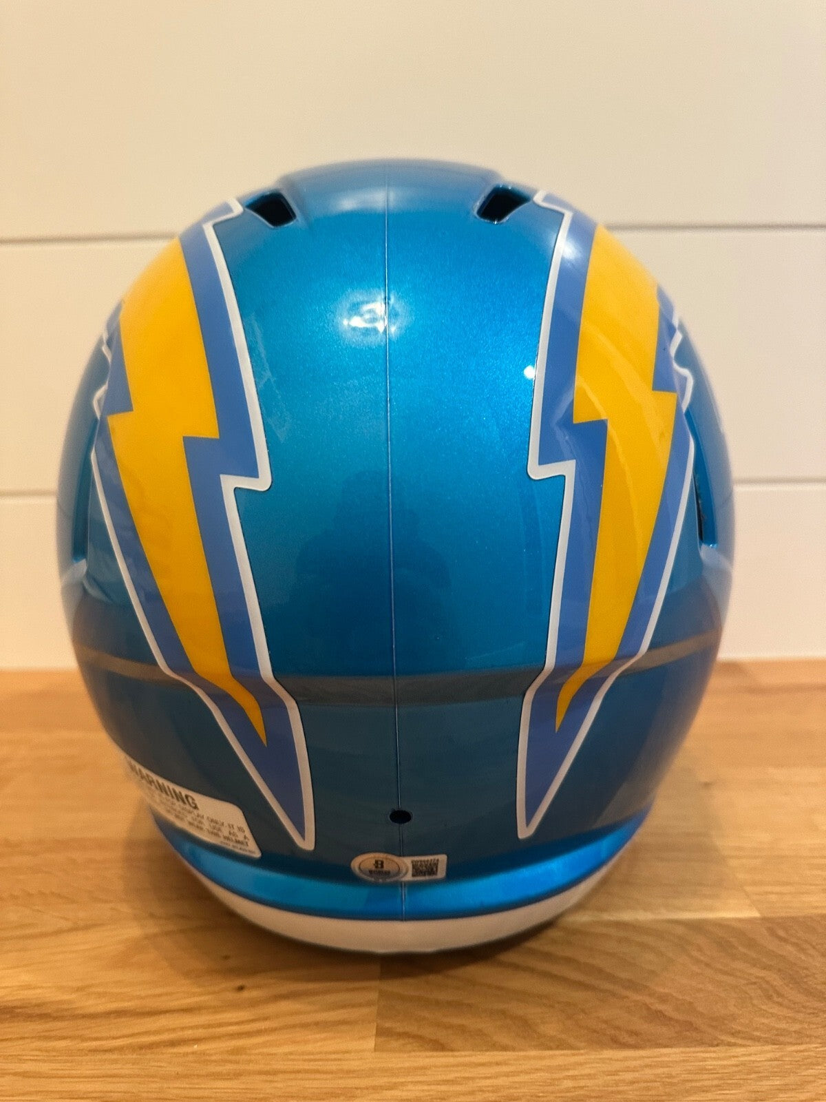 J.K. Dobbins Signed Chargers Full Size Helmet – Beckett Witnessed