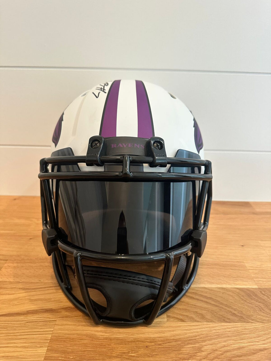 Rashod Bateman Signed Baltimore Ravens Alternate Full Size Speed Replica Helmet