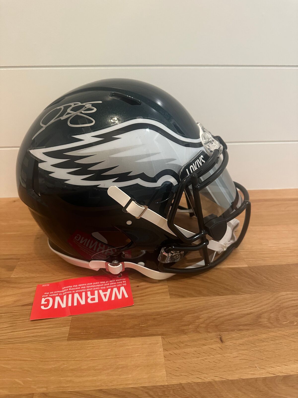 Donovan McNabb Signed Philadelphia Eagles FullSize Riddel Speed Authentic Helmet