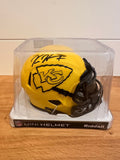Kareem Hunt Signed Kansas City Chiefs Rave Mini Helmet – Beckett Authenticated