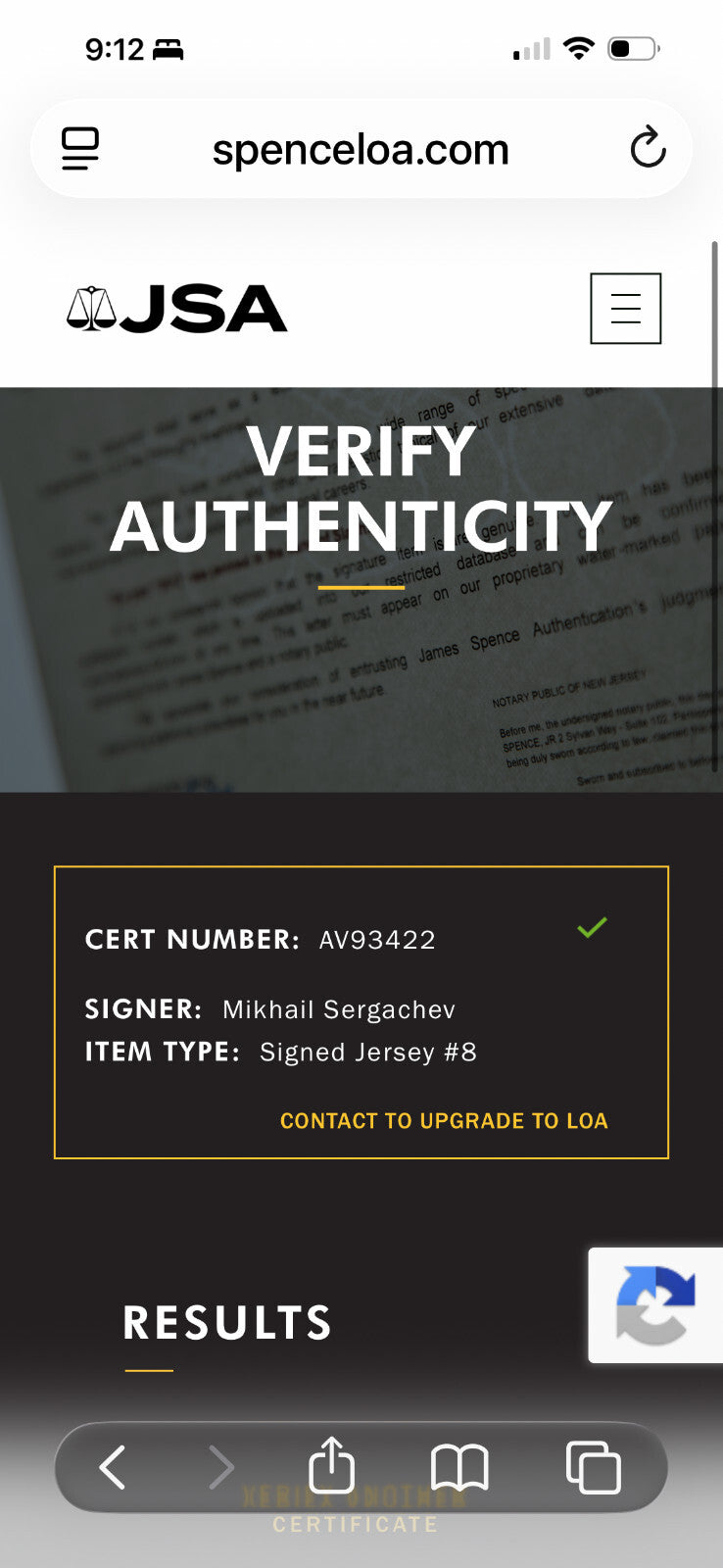 Mikhail Sergachev Signed Utah Hockey Jersey #98 – JSA Certified – XL