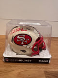 Dre Greenlaw Signed 49ers Retro Riddell Mini Helmet – Beckett Witnessed
