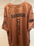 Sauce Gardner Signed NY Jets 2023 Salute to Service Nike Limited Jersey XXL