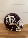De'Von Achane Signed Texas A&M Authentic Speed Full Size Helmet Beckett Visor