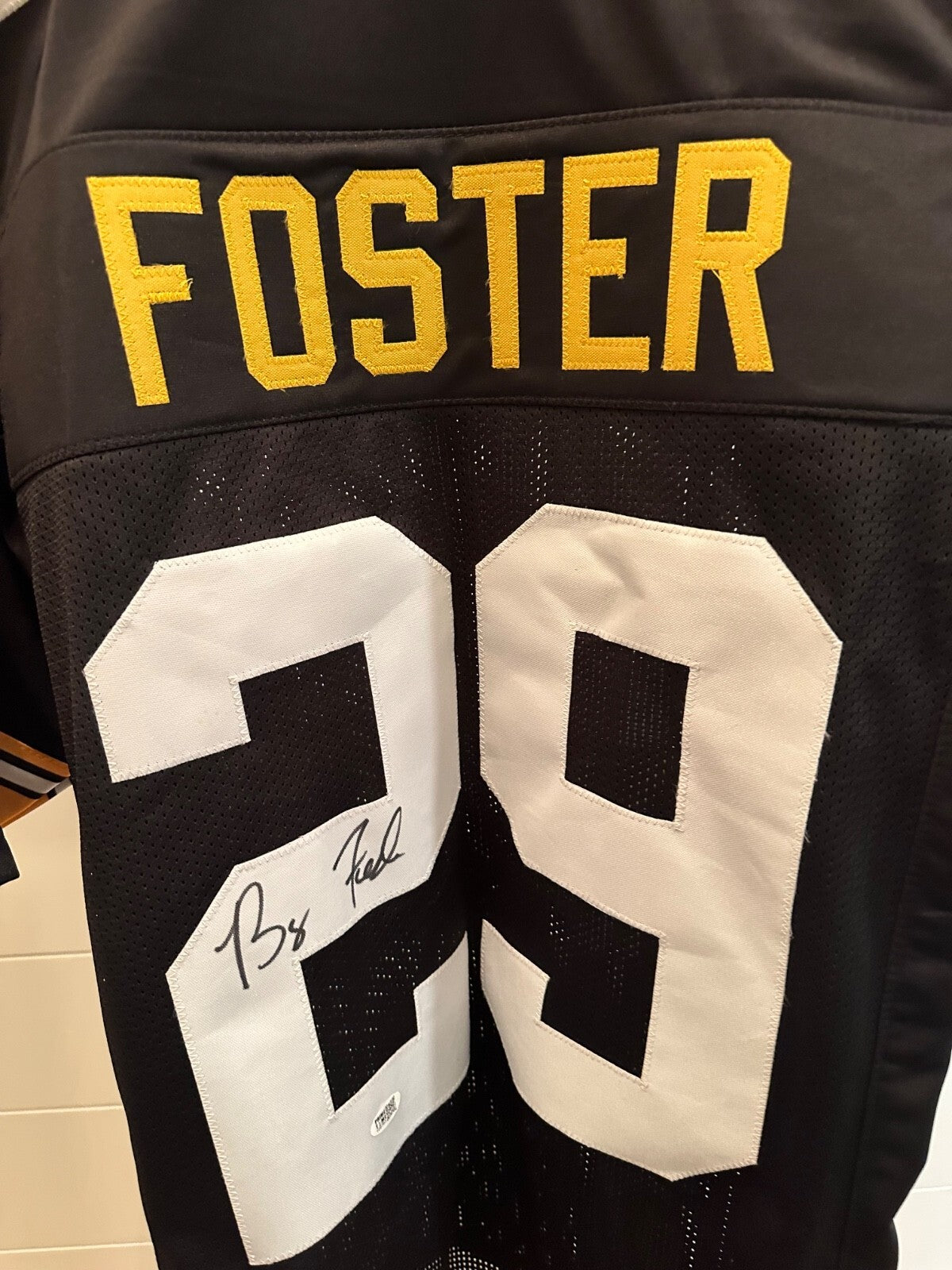 Barry Foster Signed Pittsburgh Steelers #29 Jersey – Prime Time COA