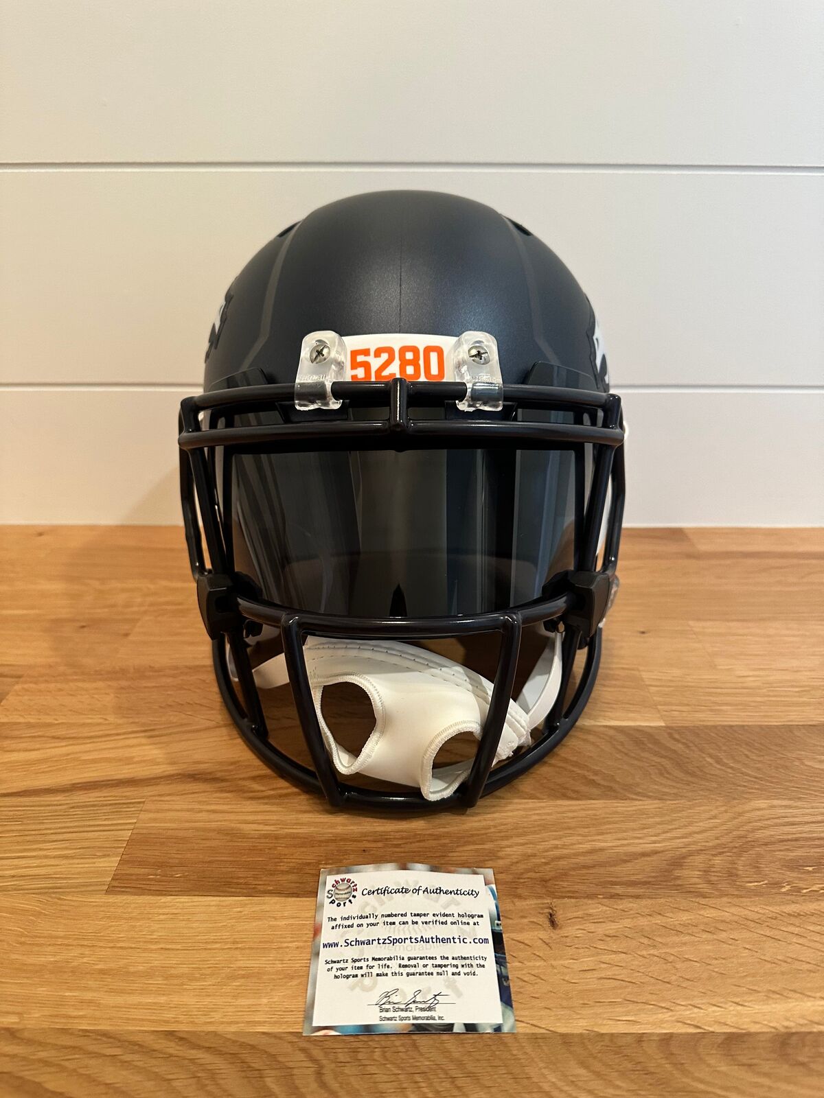 Jake “The Snake” Plummer Signed Denver Broncos Full Size Speed Replica Helmet –