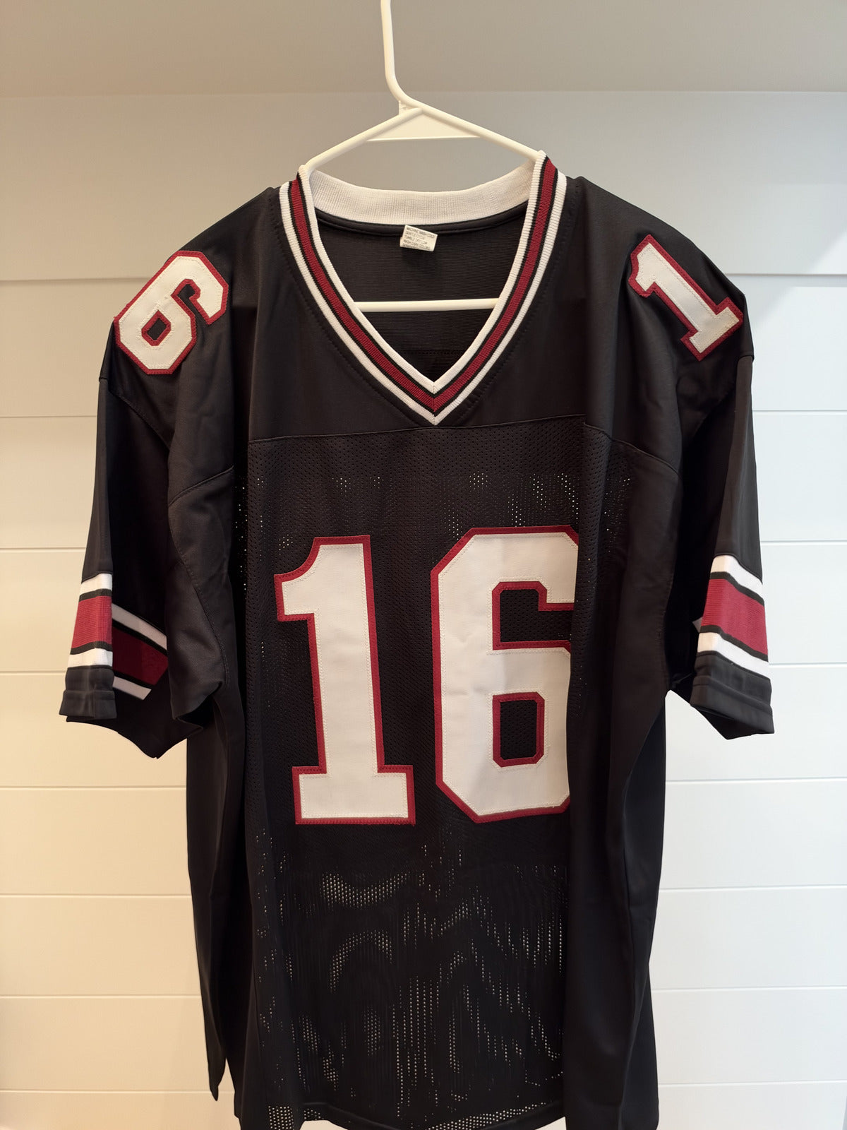 LaNorris Sellers Signed South Carolina Gamecocks #16 Black Custom Jersey JSA
