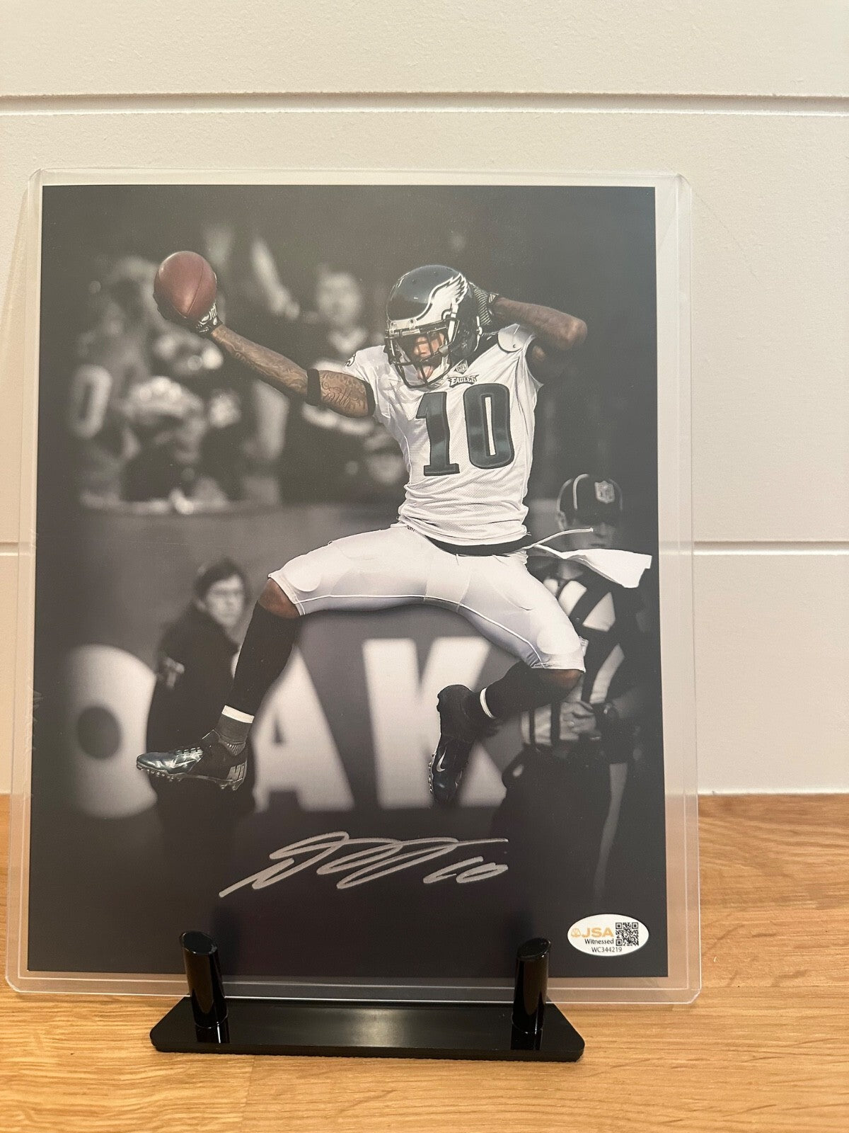 DeSean Jackson Signed Philadelphia Eagles 8x10 Photo – JSA Witnessed
