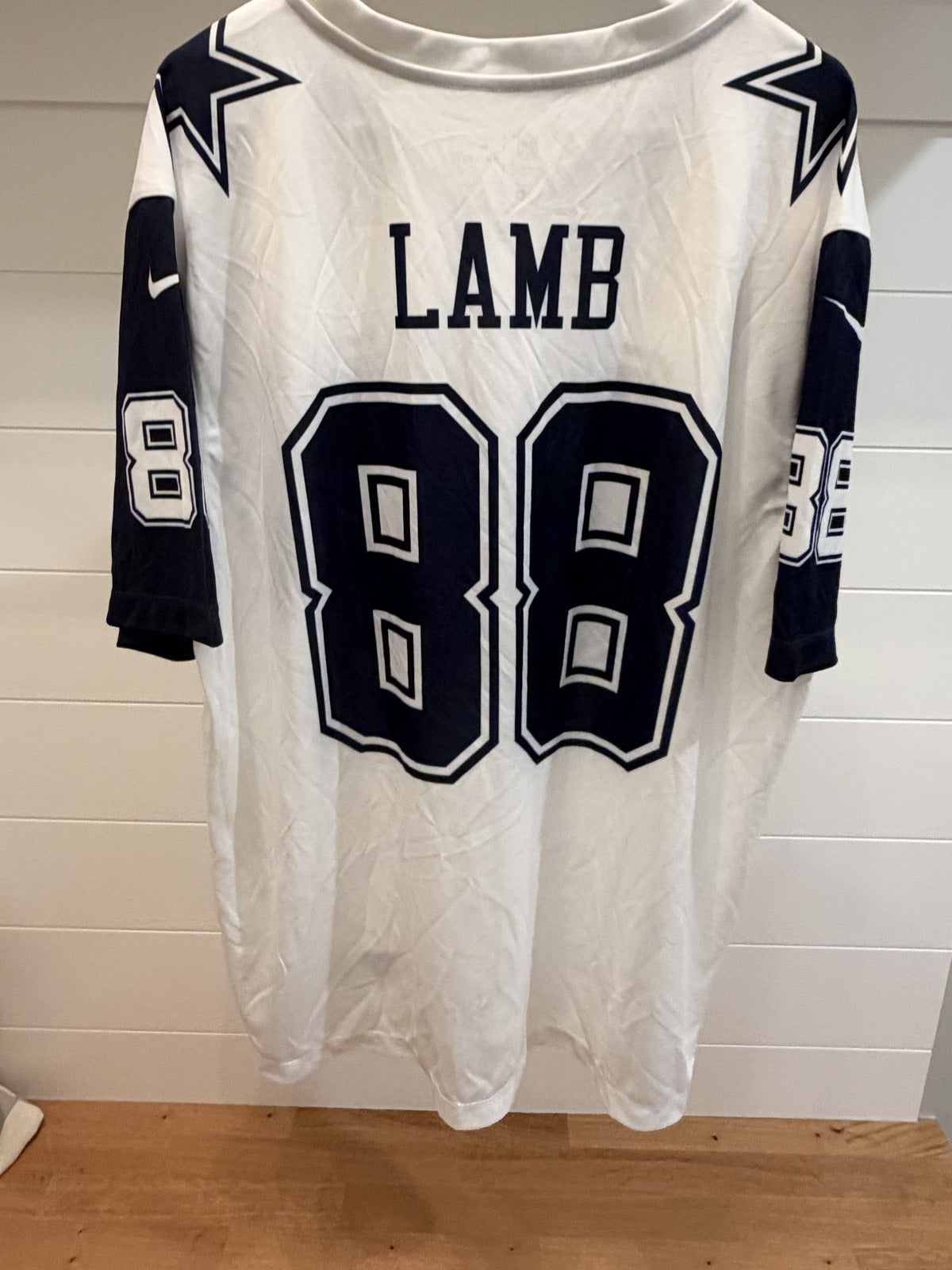 CeeDee Lamb Dallas Cowboys #88 Nike Legend Color Rush Jersey White 2XL NWT