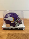 Adrian Peterson Signed Vikings Mini Helmet with Visor JSA Authenticated