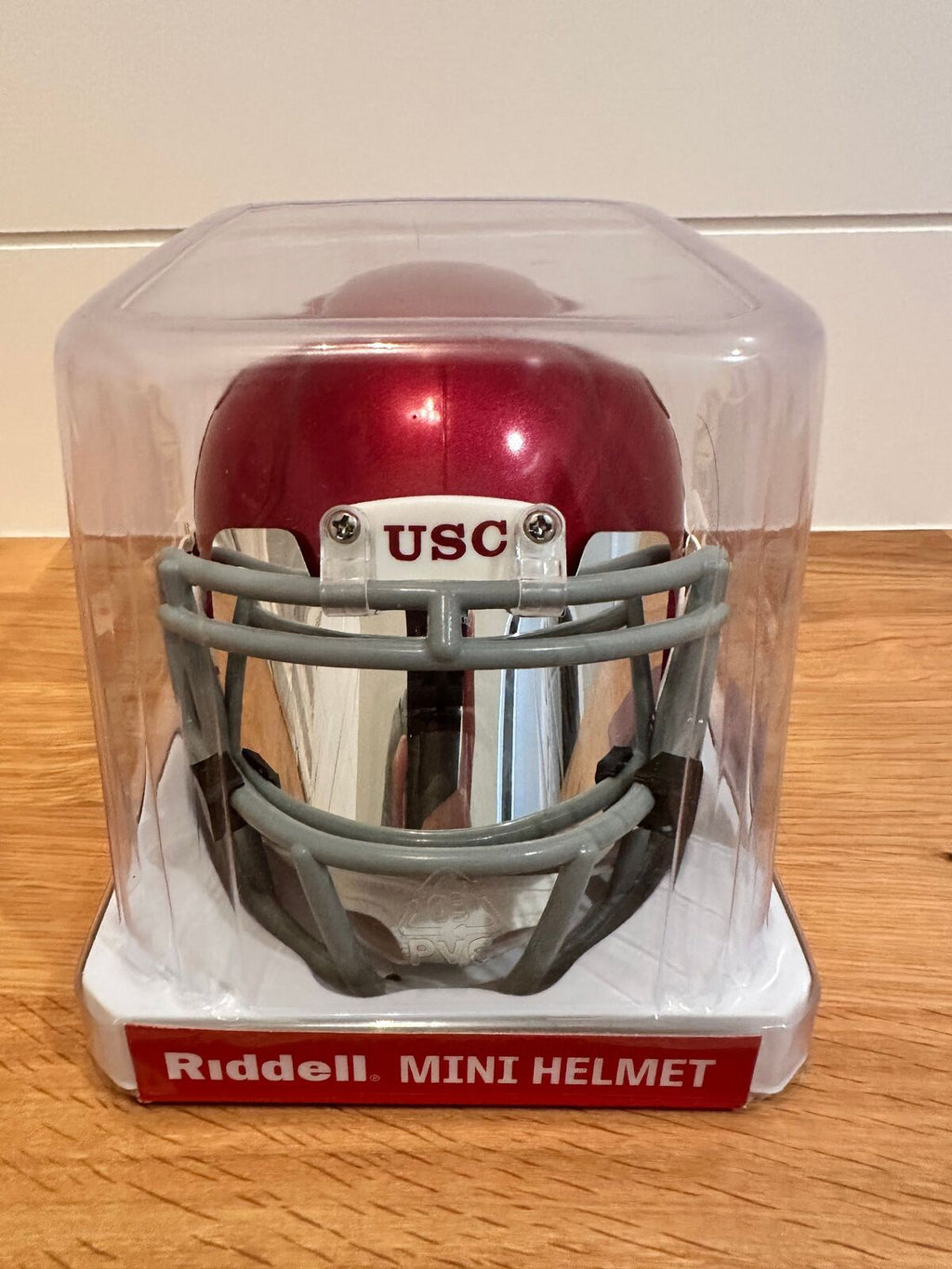 Makai Lemon Signed USC Trojans Riddell Mini Helmet — Prime Time COA